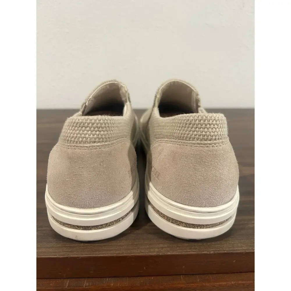 Birkenstock Oswego Slip On Casual Shoes Mens EU 43 Sandcastle Canvas‎ NO INSOLES
